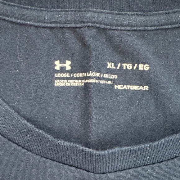 Under Armour Men's Blue 'Home of the Brave' Tee - Picture 3 of 4